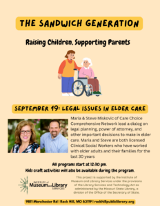 The Sandwich Generation: Legal Issues in Elder Care
